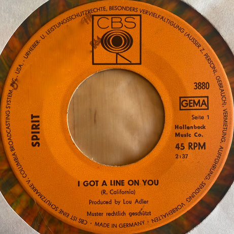 Spirit (8) : I Got A Line On You / She Smiles (7", Single, mul)