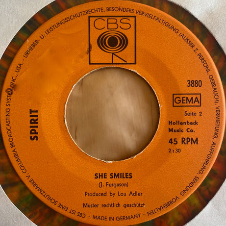 Spirit (8) : I Got A Line On You / She Smiles (7", Single, mul)