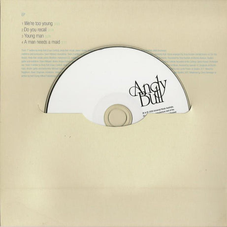 Andy Bull : We're Too Young (CD, EP + 7", Single, Gat)