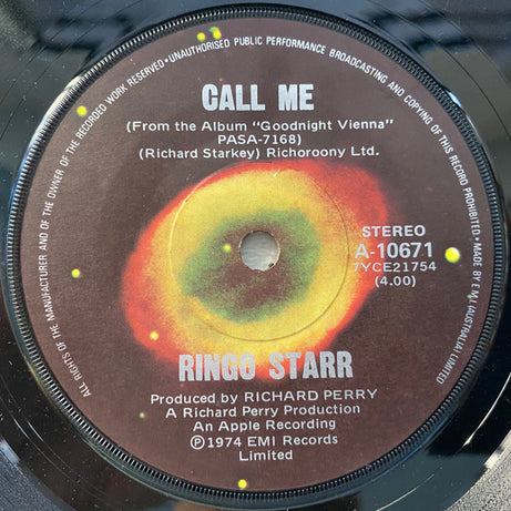Ringo Starr : Only You (7", Single)