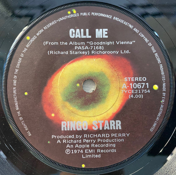 Ringo Starr : Only You (7", Single)