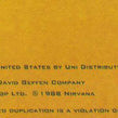 Nirvana : Incesticide (LP, Comp)
