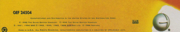Nirvana : Incesticide (LP, Comp)