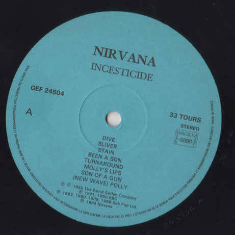 Nirvana : Incesticide (LP, Comp)