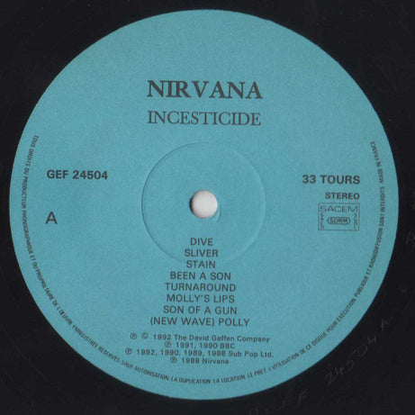 Nirvana : Incesticide (LP, Comp)