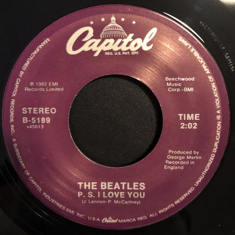 The Beatles : Love Me Do (7", Single, RE)