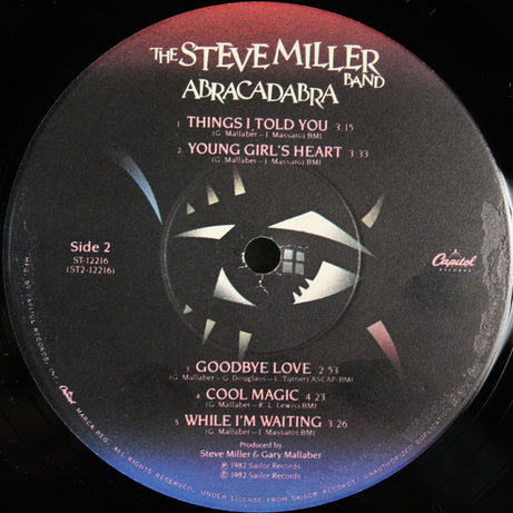 The Steve Miller Band* : Abracadabra (LP, Album, Jac)