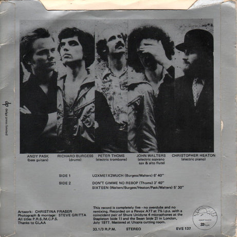 Landscape : U2XME1X2MUCH (7", EP)