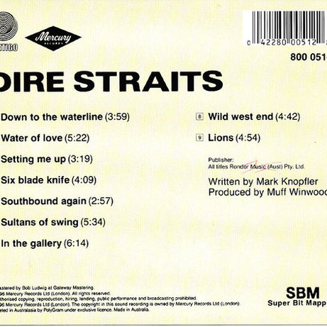 Dire Straits : Dire Straits (CD, Album, RE, RM)
