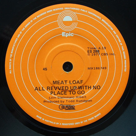 Meat Loaf : Two Out Of Three Ain't Bad (7", Single)