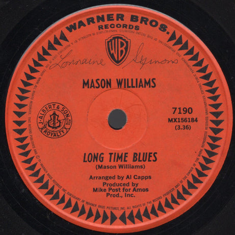 Mason Williams : Classical Gas (7", Single)