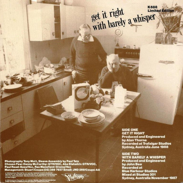 Chosen Few (16) : Get It Right (7", Single)