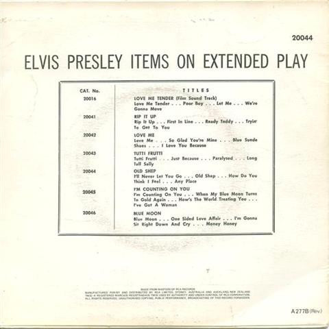 Elvis Presley : Old Shep (7", EP, Ora)