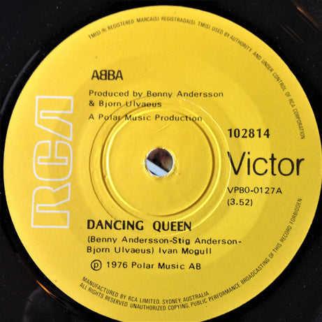 ABBA : Dancing Queen  (7", Single, M/P)