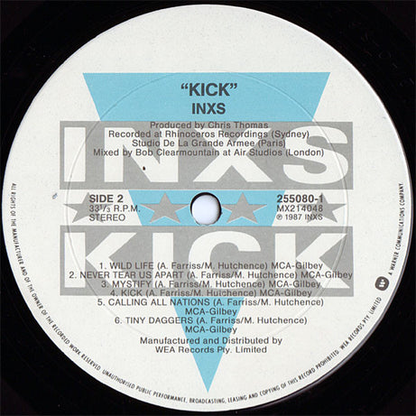 INXS : Kick (LP, Album, Gat)