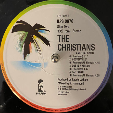 The Christians : The Christians (LP, Album, Gat)
