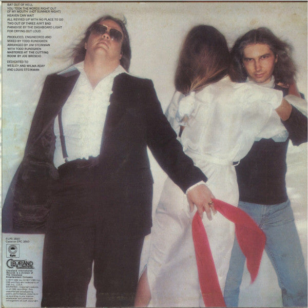 Meat Loaf : Bat Out Of Hell (LP, Album, Ora)