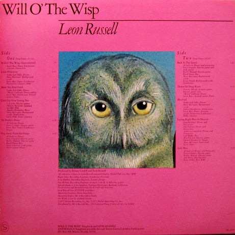 Leon Russell : Will O' The Wisp (LP, Album, Glo)