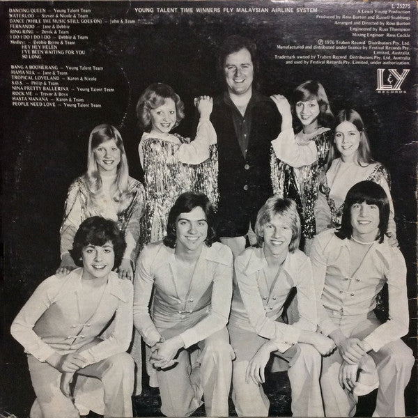 The Young Talent Team : The Young Talent Team Salutes Abba (LP)