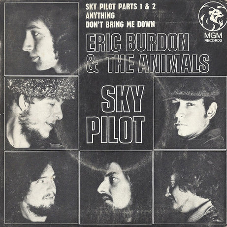 Eric Burdon & The Animals : Sky Pilot (7", EP, Mono)