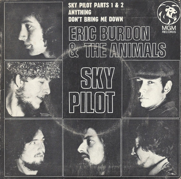 Eric Burdon & The Animals : Sky Pilot (7", EP, Mono)