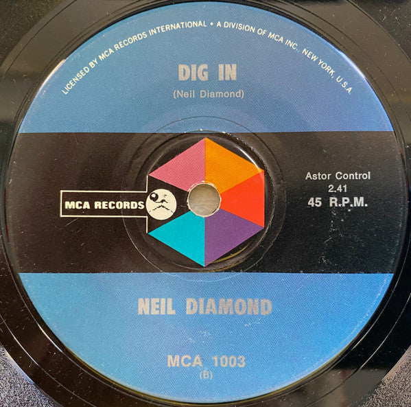 Neil Diamond : Sweet Caroline (Good Times Never Seemed So Good) (7", Single)