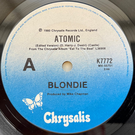 Blondie : Atomic (7", Single)