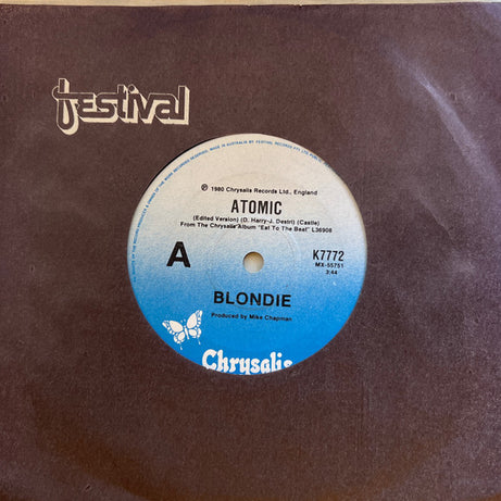 Blondie : Atomic (7", Single)