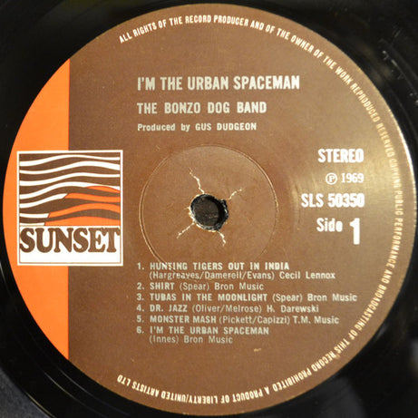 Bonzo Dog Doo-Dah Band : I'm The Urban Spaceman (LP, Album, RE)
