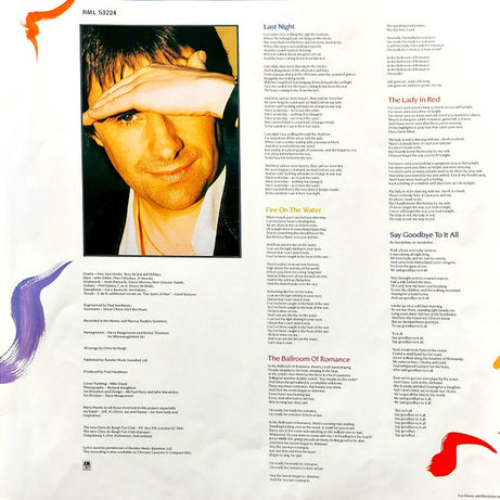 Chris de Burgh : Into The Light (LP, Album, RE)