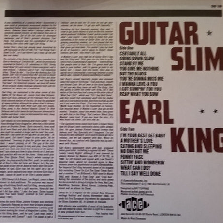 Guitar Slim* / Earl King : Battle Of The Blues (LP, Comp)