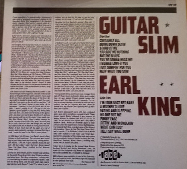 Guitar Slim* / Earl King : Battle Of The Blues (LP, Comp)