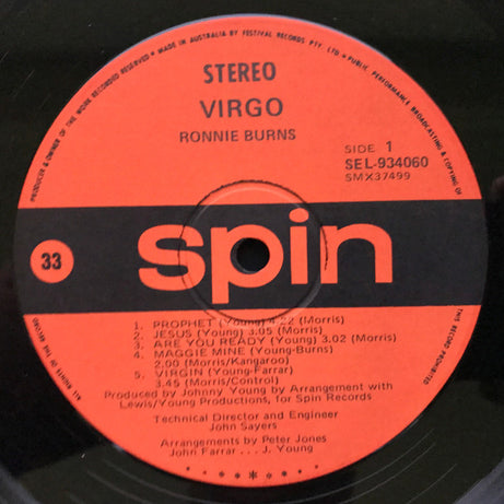 Ronnie Burns : Virgo (LP, Gat)