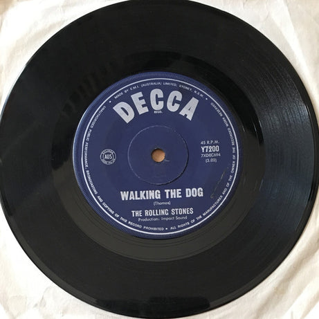 The Rolling Stones : Under The Boardwalk (7", Single, Dar)