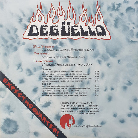 ZZ Top : Degüello (LP, Album)