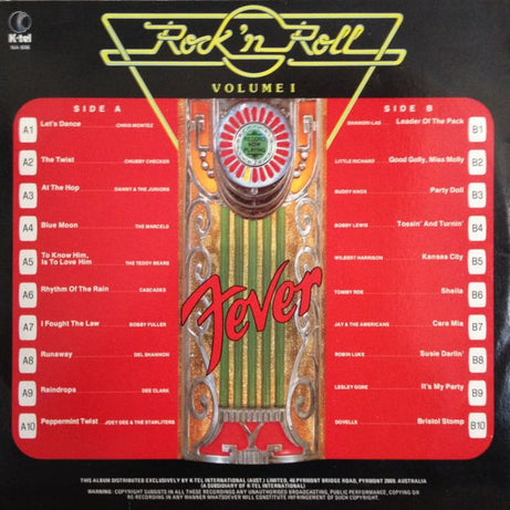 Various : Rock'N Roll Fever Volume I (LP, Comp)