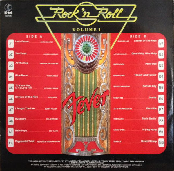 Various : Rock'N Roll Fever Volume I (LP, Comp)