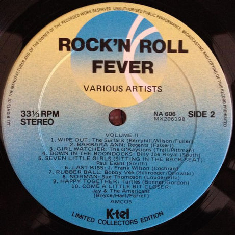 Various : Rock'n Roll Fever Volume II (LP, Comp)