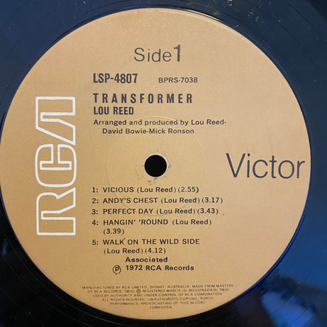 Lou Reed : Transformer (LP, Album, RP)