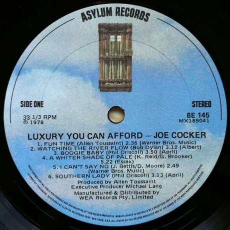 Joe Cocker : Luxury You Can Afford (LP, Album)