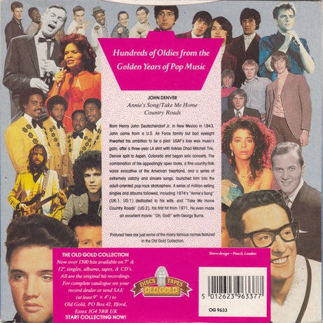 John Denver : Annie's Song / Take Me Home, Country Roads (7", Single)