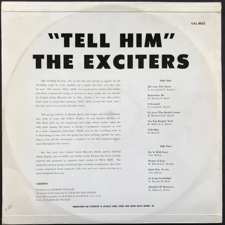 The Exciters : Tell Him (LP, Album)