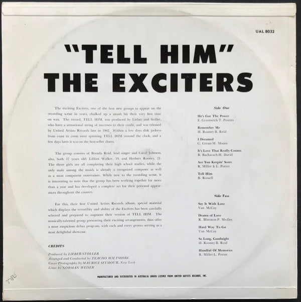 The Exciters : Tell Him (LP, Album)