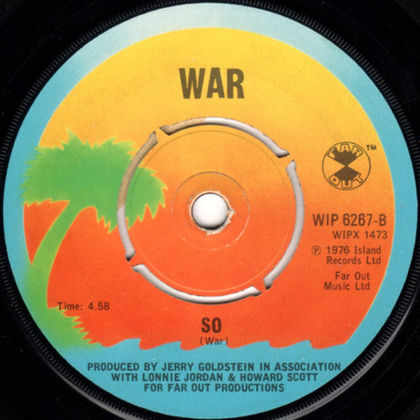 War : Low Rider (7", Single, Far)