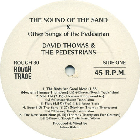 David Thomas And The Pedestrians : The Sound Of The Sand And Other Songs Of The Pedestrian (LP, Album)