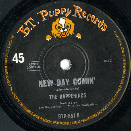 The Happenings : Where Do I Go Be-In (Hare Krishna) (7", Single)