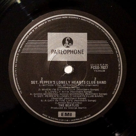 The Beatles : Sgt. Pepper's Lonely Hearts Club Band (LP, Album, RE, RP)
