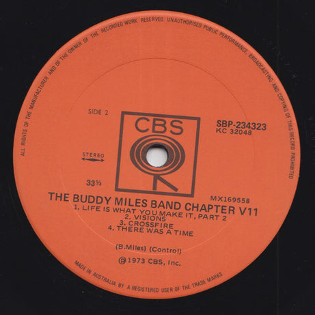 The Buddy Miles Band : Chapter VII (LP, Album)
