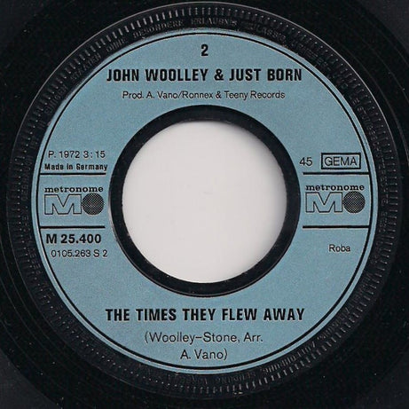 John Woolley & Just Born : Moving (7", Single)