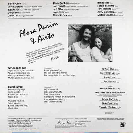 Flora Purim & Airto* : Humble People (LP, Album)